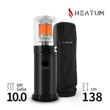 Gaasikütteseade Heatum Legacy, must
