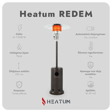 Gaasikütteseade Heatum Redem koos gaasiballooniga