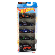 F-1 automudelite komplekt Hot Wheels JGF58, 5 tk
