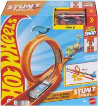 Autorada Mattel Hot Wheels Stunt Tracks, JHK76, loop ja hüpe