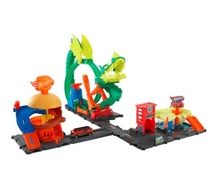 Mängukomplekt Hot Wheels City Downtown Burger Drive, erinevad värvid