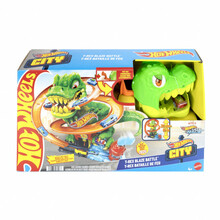 Hot Wheels City T-Rex tuletõrjejaama rada