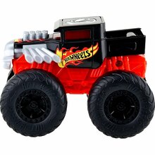 Mänguauto Hot Wheels Monster Trucks Roarin Wreckers Bone Shaker, HDX60/HDX61, 1:43, must/punane