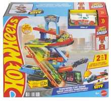 Autoparkla Mattel Hot Wheels City Transforming Stunt Garage, JHL94, mitmevärviline