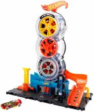 Komplekt Hot Wheels City Super Twist Tire Shop, HDP02