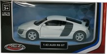 Metallist mudelauto MSZ Audi R8 GT, 1:43