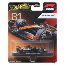Mänguauto Mattel Hot Wheels Premium McLaren Formula 1 JKD81, 1:64, must/oranž