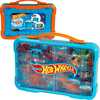 Kohvri kujuline autode garaaž Klein Hot Wheels, valgustatud logoga