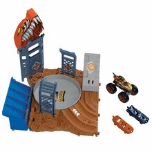 Autode rada Hot Wheels Monster Trucks Arena Smashers Tiger Shark Spin-Out Challenge, HNB93