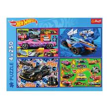 Pusle Trefl Hot Wheels, 4x250 tk
