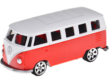 Mänguauto Jokomisiada Volkswagen T1, ZA5063, 1:56, valge/punane
