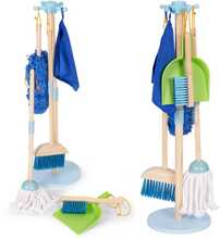 Puhastuskomplekt mängimiseks Ecotoys 7 osa, puidust
