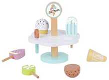 Puidust magnetilised jäätised Tooky Toys, alusega
