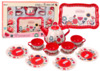 Laste teekomplekt Lean Toys, 15 osa, punane