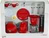 Mänguline hommikusöögikomplekt Klein Bosch Breakfast Set, punane/hall