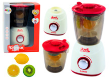Laste blender Lean Toys, valge punaste detailidega, 3 tk