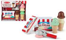 Mängujäätise komplekt Melissa & Doug Scoop & Stack, mudel 6074871