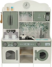 Laste puidust mänguköök Lulilo Saliko, espressomasinaga