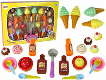 Mänguköögi tarvikud Lean Toys Cake Series Sweet Treats, mitmevärviline