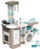 Mänguköök Smoby Mini Tefal Cleaning Kitchen, valge/beež/türkiissinine, 100 x 87 x 64 cm, 36 tarvikut