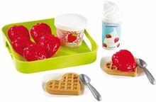 Mängutoidu komplekt Ecoiffier Strawberry Tray, mitmevärviline