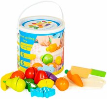 Puidust köögiviljad ja puuviljad lõikamiseks Multistore HC517244, 13 elementi