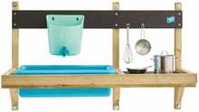 Laste väliköök 4IQ Mud Cocktail, 81 x 36 x 56 cm, sinine/pruun