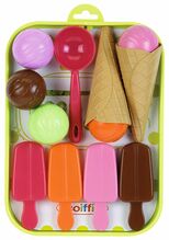 Mänguköögi tarvikud Ecoiffier Ice Tray 8/984S, jäätisekomplekt, 13 tk