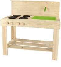 Laste väliköök 4IQ Sand Teapot, 78 x 43.5 x 87.8 cm, pruun