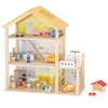 Puidust nukumaja Viga Toys PolarB, 66 cm, mööbli ja nukkudega