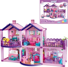 Nukumaja Woopie, roosa, Pony Fantasy Villa, 120 osa