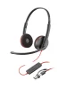 Kõrvaklapid HP Poly Blackwire 3210, mono, USB-C, must