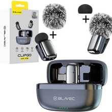 Juhtmevaba mikrofon Blavec MK-03 ClipGo Typ C LMMK03-S, hõbe, 2 tk