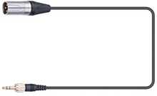 Adapter Comica CVM-DL-XLR 3.5mm TRS kuni XLR 3-pin Mono, 45 cm