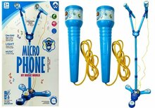Mikrofon Import Leantoys, sinine