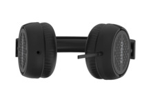 Kõrvaklapid Streetz HC210-BLK, mustad, mikrofoniga, USB-C