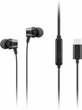 Kõrvaklapid Lenovo USB-C Wired In-Ear Headphones (with inline control) 4XD1J77351, must