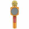 Mikrofon Riff WS-1816 16W Karaoke BT LED 360, kuldne