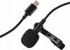 Mikrofon Puluz Jack Lavalier PU425, juhtmega, 1.5 m, USB-C