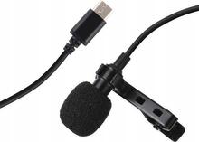 Mikrofon Puluz Jack Lavalier PU425, juhtmega, 1.5 m, USB-C