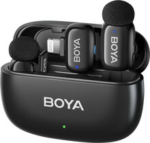 Boya juhtmevaba mikrofon mini-15 Lightning, must