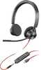 Peakomplekt Poly Blackwire 3325, must