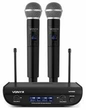 Mikrofon Vonyx WM82 Digital UHF 2-Channel, must