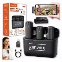 Mikrofon Zenwire J13, juhtmevaba USB-C
