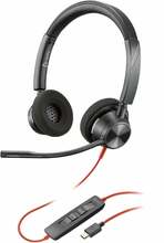 Kõrvaklapid HP Poly Blackwire 3320, must