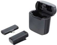 Mikrofon Oem Lightning S11, juhtmevaba lavalier, must