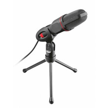 Mikrofon Trust GXT 212 Mico 23791, must/punane