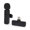 Mikrofon Nedis, juhtmevaba, klipi, laetav, USB-C