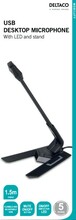 USB mikrofon Deltaco MF-104, must