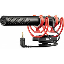 Mikrofon Rode VideoMic NTG, must/oranž